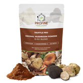 PROFINE Truffle PRO mushroom powder tub—premium NZ blend for daily immune-support beverages