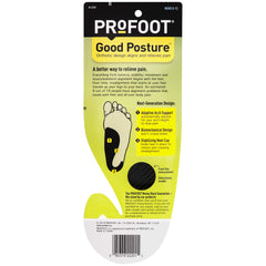 PROFOOT arco adaptativo en la plantilla, ofrece soporte ergonómico para cada paso.