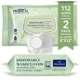 ProHeal large wet wipes 2-pack front view for easy on-the-go cleansing