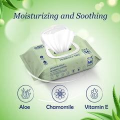 ProHeal X Large Wet Wipes texture close-up shows soft fragrance-free material