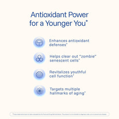 ProHealth Fisetin bottle back label shows third-party purity testing.