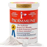 ProImmune Glutathione tub front shows the 62 serving package for daily support.