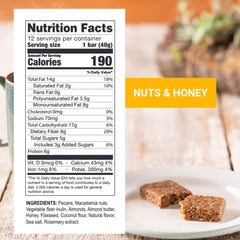 Front view of Prolon Fasting Bars packaging highlighting keto-friendly ingredients