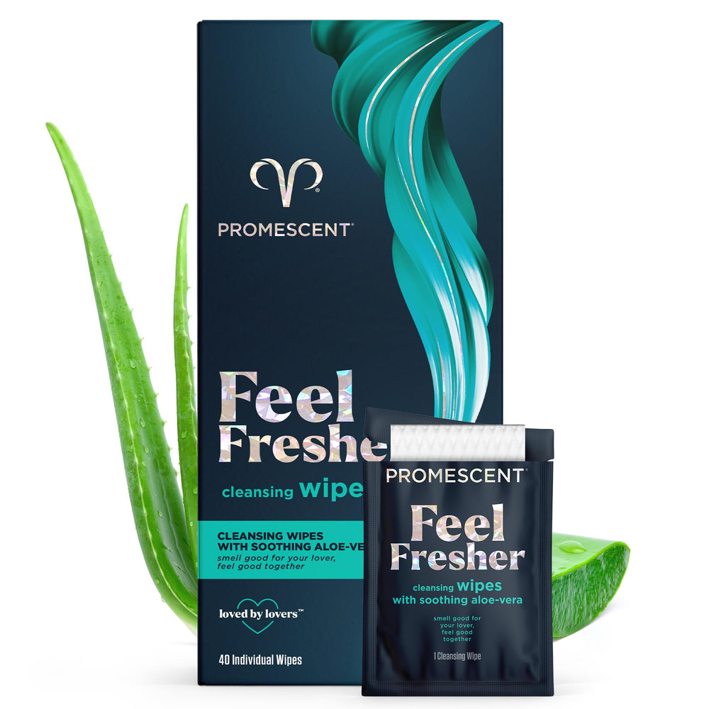 Promescent wipes: individually wrapped packets for discreet cleanliness on the go