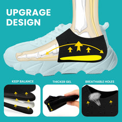 Promifun adjustable strap ensures secure fit across different feet.