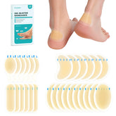 Promifun blister pads on the foot bandage, preventing friction and moisture.