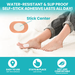 Promifun breathable foam center promotes airflow for all-day comfort.