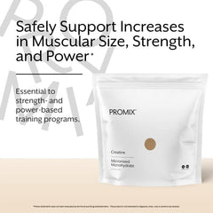 ProMix Nutrition Creatine Monohydrate scoop ready to mix for strength-focused training sessions