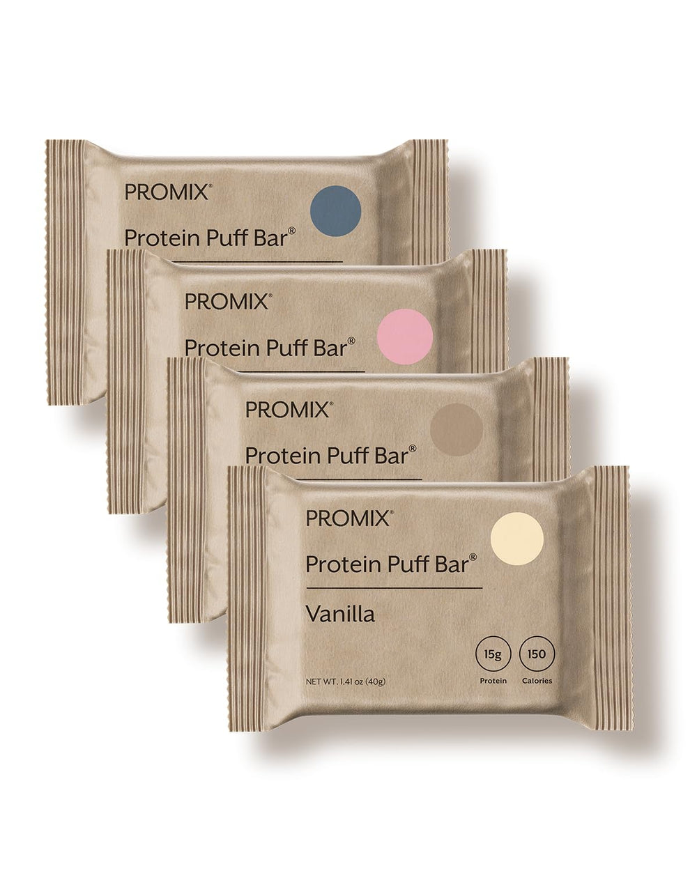 ProMix Nutrition Protein Puff Bars variety pack on-the-go snack