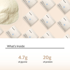 Promix unflavored collagen powder serving scoop ready for shakes and smoothies.