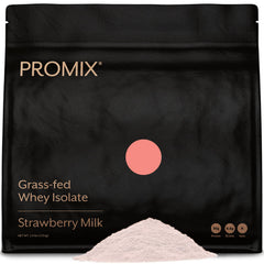 Promix Whey Isolate grass-fed bottle highlighting post-workout protein fuel.