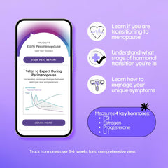 Proov Empower home testing process with step-by-step setup image.