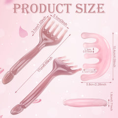 Prosuites peine de resina con dientes redondeados para piel suave.