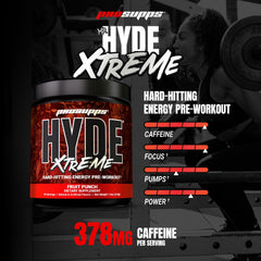PROSUPPS MR HYDE EXTREME shaker ready-to-mix aiding fast, clean energy