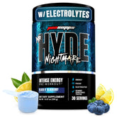 PROSUPPS Mr. Hyde Nightmare bottle with Black N' Blueberry flavor for intense workouts.