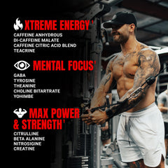 PROSUPPS Mr. Hyde Xtreme powder dissolving in water for quick, clean energy