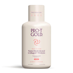 ProT Gold Berry Liquid Shot bottle for quick post-workout protein feeding