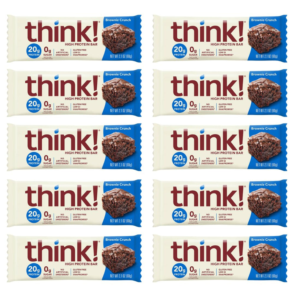 Protein Bars Brownie Crunch bar close-up, ideal for on-the-go energy.