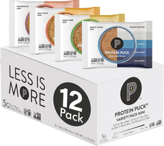 Protein Puck dark chocolate bar delivers satisfying plant-based protein in a bite.