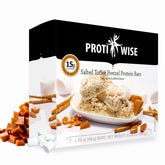 ProtiWise Salted Toffee Bar front view showing 15g protein for post-workout fuel