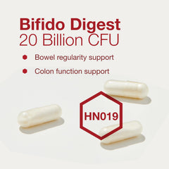 PROTOCOL FOR LIFE BALANCE Bifido Digest scoop measuring a daily serving