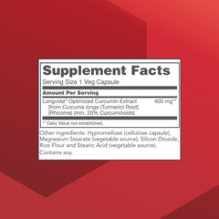 Cogumin SLCP bottle back shows vegan and allergen-free information.