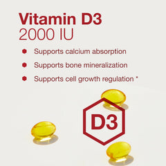 Protocol For Life Balance D3 label front; non-GMO and halal indicators.