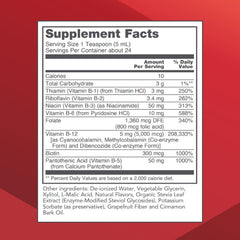 PROTOCOL FOR LIFE BALANCE Liquid B-12 pour spout enables precise, convenient daily dosing.