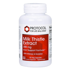 PROTOCOL FOR LIFE BALANCE Milk Thistle 300 mg bottle supports daily liver routines.