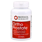 Protocol For Life Balance Ortho Prostate softgels bottle front for daily support.