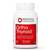 Protocol for Life Balance Ortho Thyroid bottle with capsules supports daily thyroid wellness.