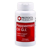 PROTOCOL FOR LIFE BALANCE Peppermint G.I. bottle with enteric-coated softgels for digestion