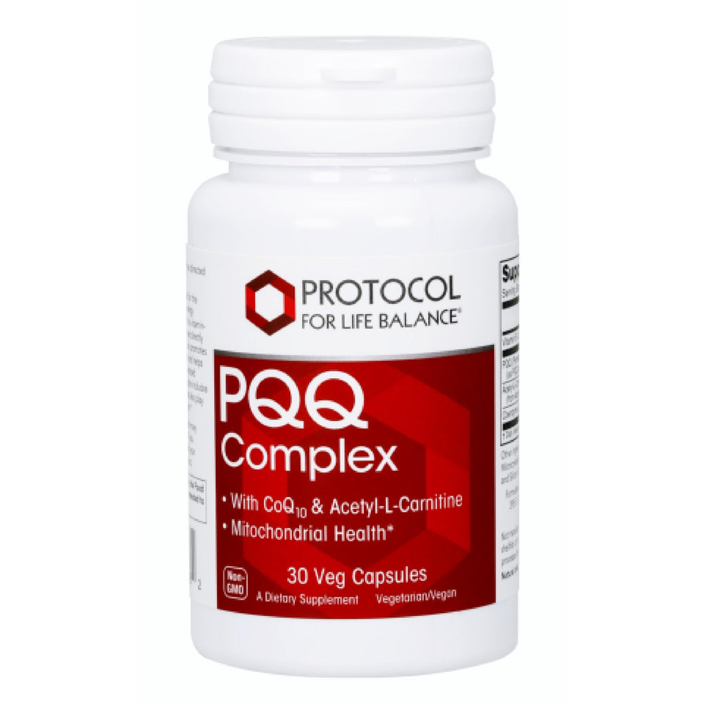 PROTOCOL FOR LIFE BALANCE PQQ Complex bottle front showing branding and packaging