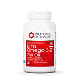 Protocol for Life Balance Ultra Omega 3-D bottle front view for daily support.