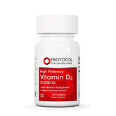 PROTOCOL FOR LIFE BALANCE Vitamin D3 bottle front view supports bone and immune health.