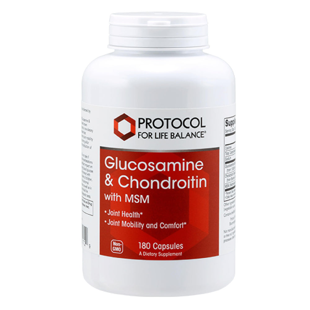 PROTOCOL FOR LIFE BALANCE glucosamine chondroitin MSM bottle for joint support and everyday comfort