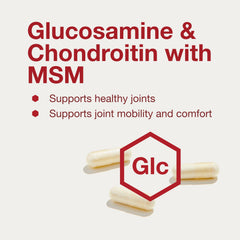 PROTOCOL FOR LIFE BALANCE glucosamine chondroitin MSM serving size displays three capsules