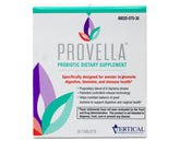 Provella bottle front view showing daily digestive balance for women