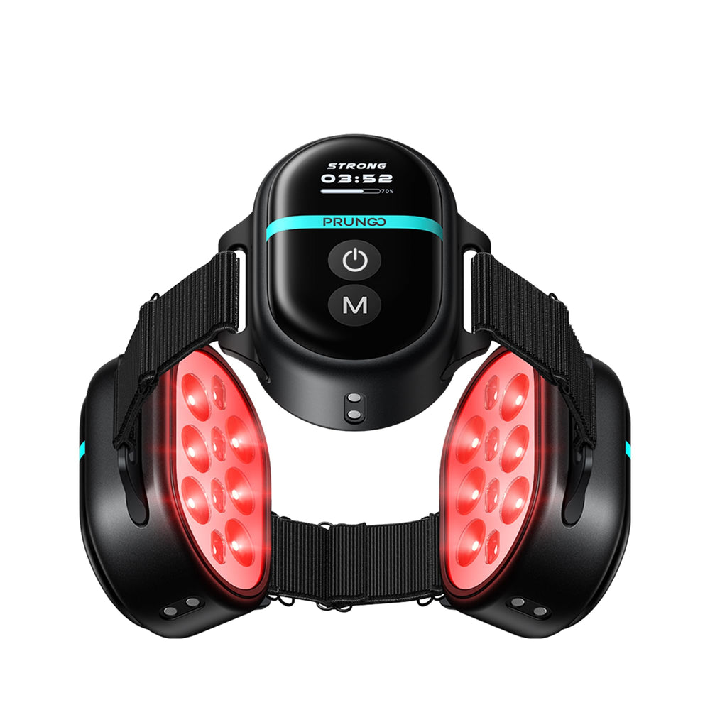 PRUNGO RLT300 front view showing three light modules for targeted relief