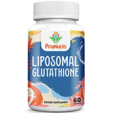 Prunucis 2400mg Liposomal Glutathione bottle with high-dose antioxidant formula.