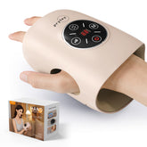 Pryfey hand massager showing nine modes for customizable relaxation