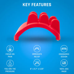 PSO-RITE curved-design traction supports neck comfort and proper alignment.