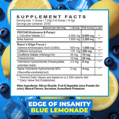 Scoop and powder texture show potent preworkout for endurance.