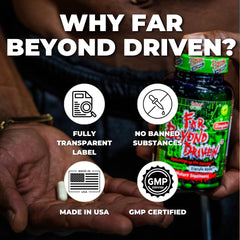 Psycho Pharma Far Beyond Driven desk work session emphasizing focused productivity
