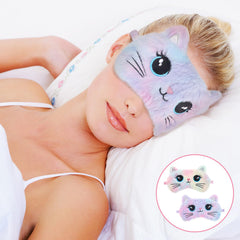 Psyqtsuary light-blocking eye mask improves sleep focus
