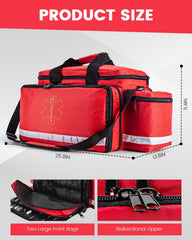 PTAHON EMT bag made of water-resistant nylon protects contents in wet conditions.