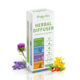 PUFFIAIR Complete Harmony green diffuser pen on a desk for energizing daytime routines.