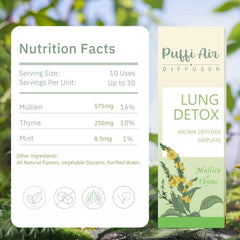 PUFFIAIR diffuser pen releasing mint aroma for oral freshness