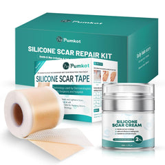 Pumkot scar cream application shows quick absorption for comfortable daily care.