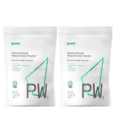Puori PW1 bourbon vanilla bottle showing post-workout protein convenience